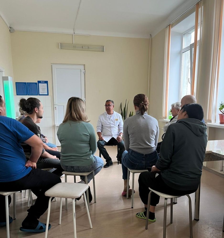 ОЧЕРЕДНОЕ ЗАНЯТИЕ "ШКОЛЫ ЗДОРОВЬЯ"