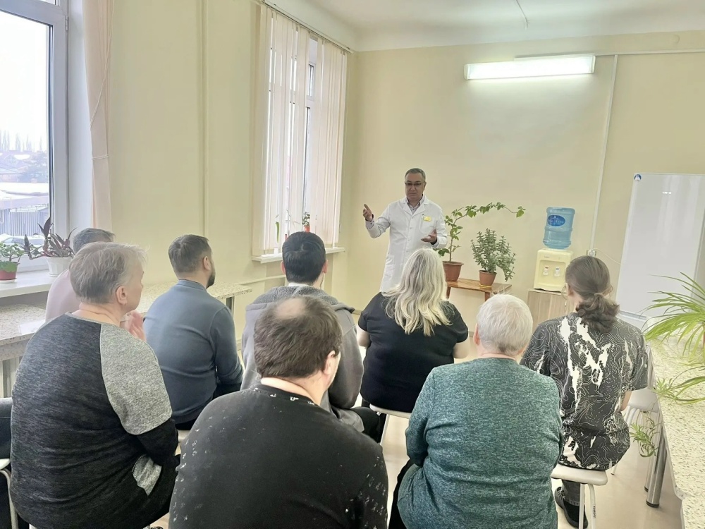 ПРОВЕДЕНО ЗАНЯТИЕ ДЛЯ ПАЦИЕНТОВ